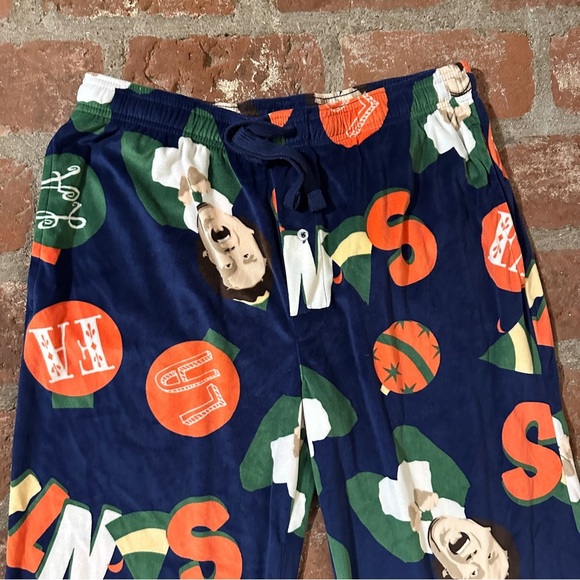 ELF Kids Pajama Bottoms in Navy with Fun Prints - Picture 4 of 15